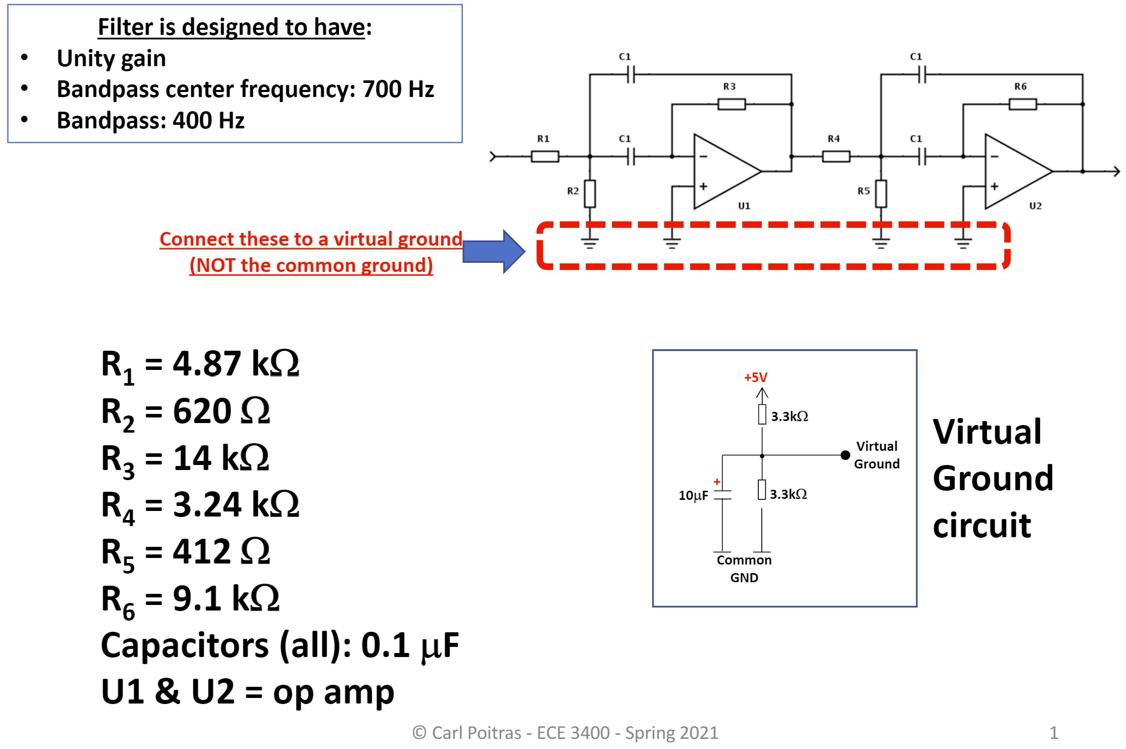 lab3 bandpass schematic